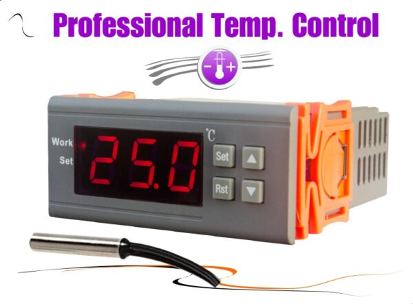 בקר טמפרטורה אלקטרוני בר כיווןTemperature control