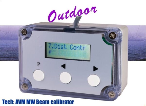 Outdoor microwave beam calibrator